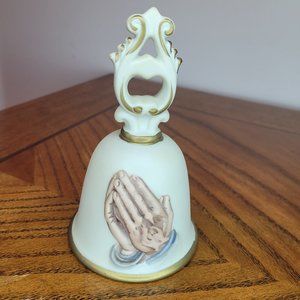 Vintage Home Interior Praying Hands Bell